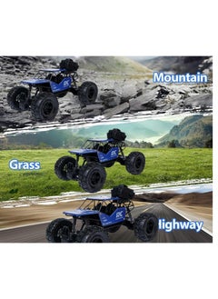 Sky Tech Sky Tech® Rock Crawler Car with Smoke Offroader 2Wd Rc Car High Speed | 5 Functions 1:18 RC Car with Smoke Fog | Styled Climbing Monster Truck | Rechargeable Remote Control Car for Kids (Multi-Color)  - Image 4