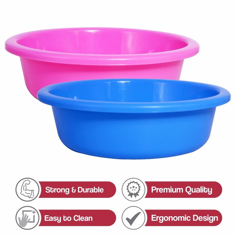 Wonder Homeware Prime Bowl 6 Heavy Quality Bowl Set, 2 pc Bowl Set 4 LTR, Pink Blue Color - Image 4