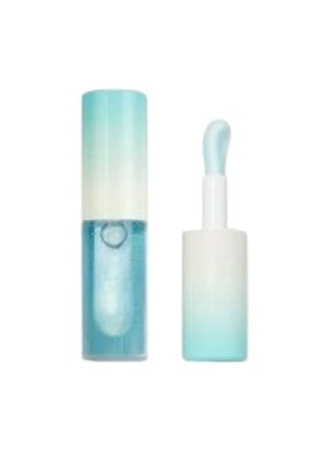 جلوس زيت  تكبير الشفاه وملمع ثلجي  – سيروم ترطيب بزيت الجوجوبا وزيت جوز الهند مع المنثول والبيبتيد لامتلاء فوري، ترطيب طويل الأمد وشفاه ناعمة براقة - بتأثير ثلجي - Image 1