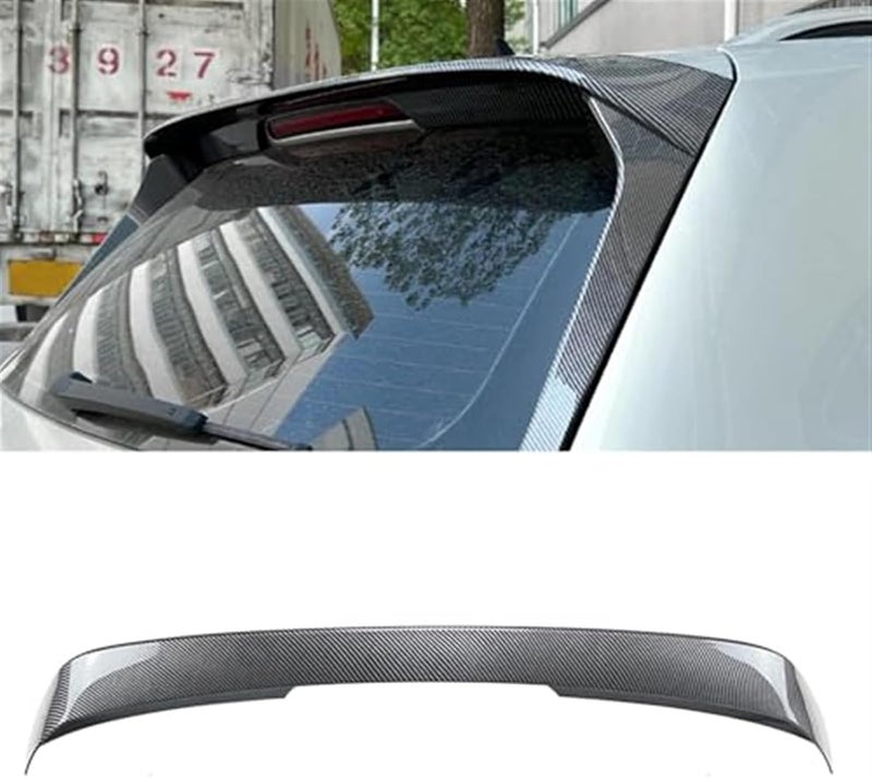 Yurefax Carbon Fiber Look Rear Trunk Spoiler for VW Tiguan MK2 - Image 4
