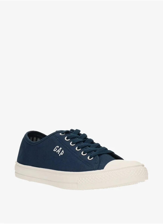 جاب Men's Logo Print Sneakers with Lace-Up Closure