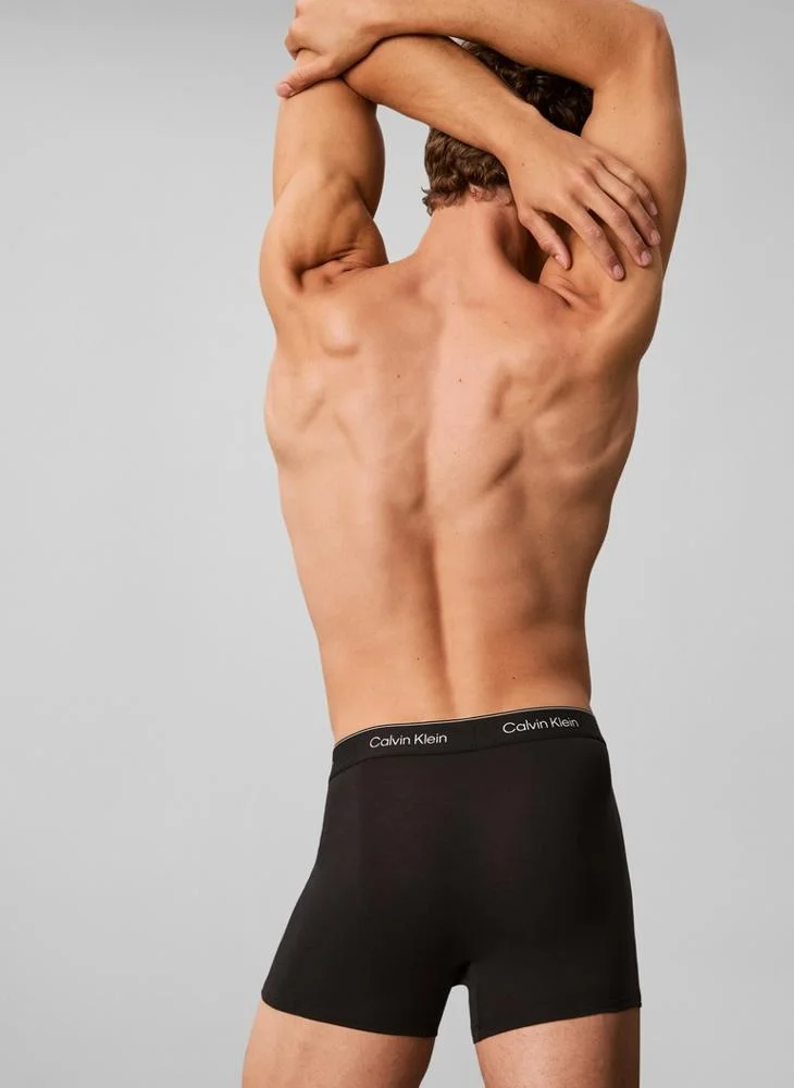 Calvin Klein  5 Pack Relaxed Trunks - Icon Cotton Stretch for Men | Best Price UAE