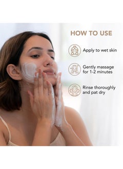 Botanic Hearth Oat & Niacinamide Cleanser Face Wash Enriched With Seabuckthorn Fruit Oil, Willow Bark Extract | Ideal For Sensitive Skin | For Women & Men | Sulphate & Paraben Free | 100Ml  - Image 4