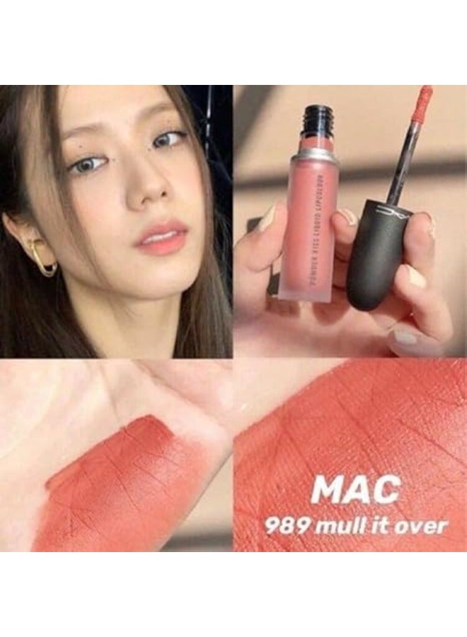 MAC Powder Ki** Liquid Lipstick 989 Mull It Over - Image 3