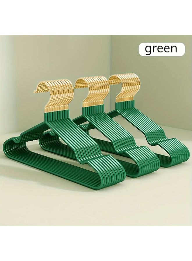White Metal Clothes Hangers 10pcs Space Saving Standard Suit Coat Hangers Value Pack - Image 4