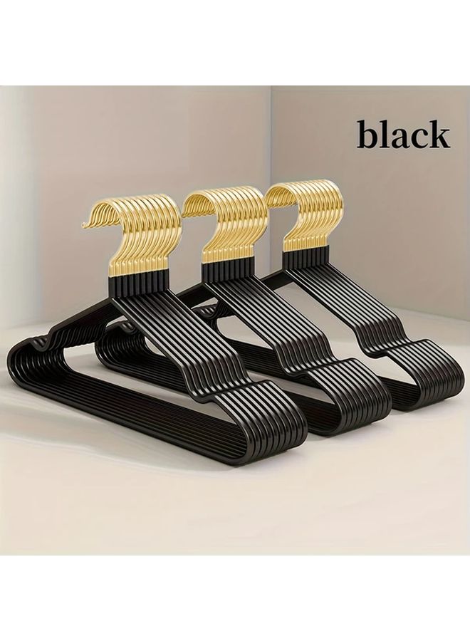 White Metal Clothes Hangers 10pcs Space Saving Standard Suit Coat Hangers Value Pack - Image 2