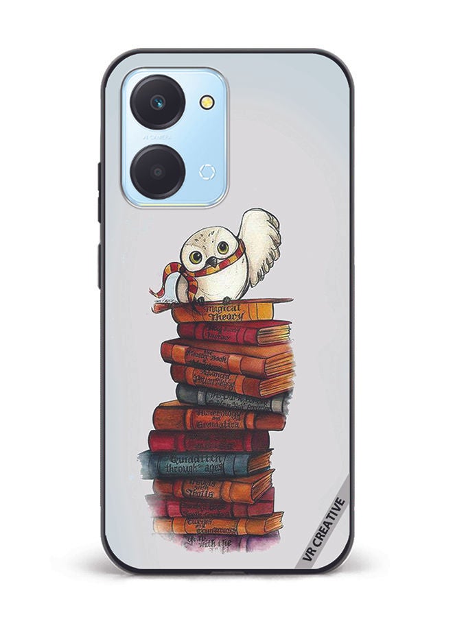 VR CREATIVE Protective Case Cover For Honor Play7T Hogwards Owl Design Multicolour - Image 1