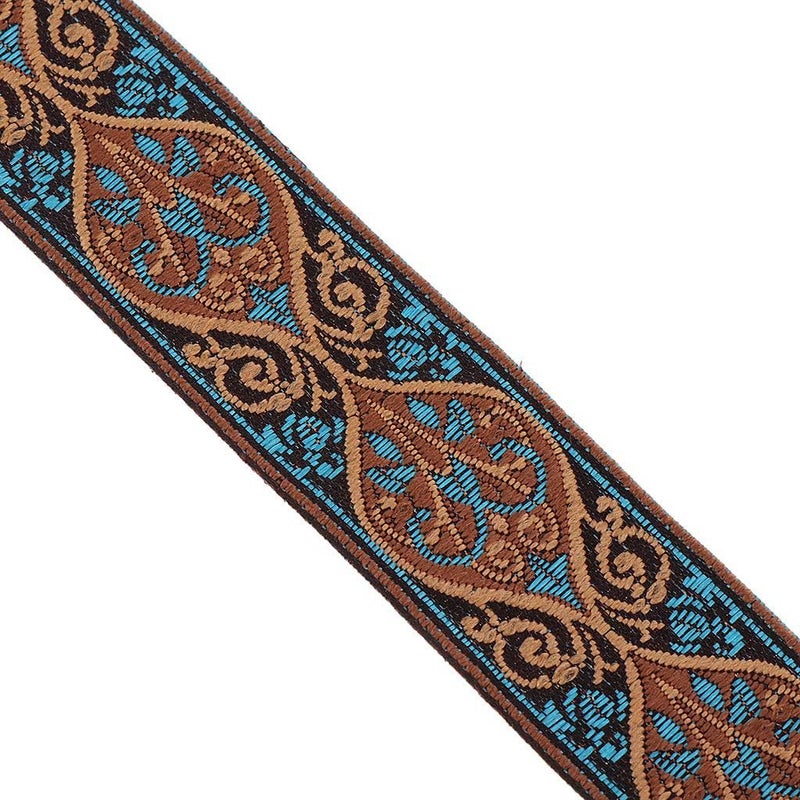 klarako 5m Jacquard Border Woven Border Woven Ribbon Fabric Ribbons Border Made of Polyester for DIY Handicrafts, Width Selectable - Multi, 3cm - Image 4