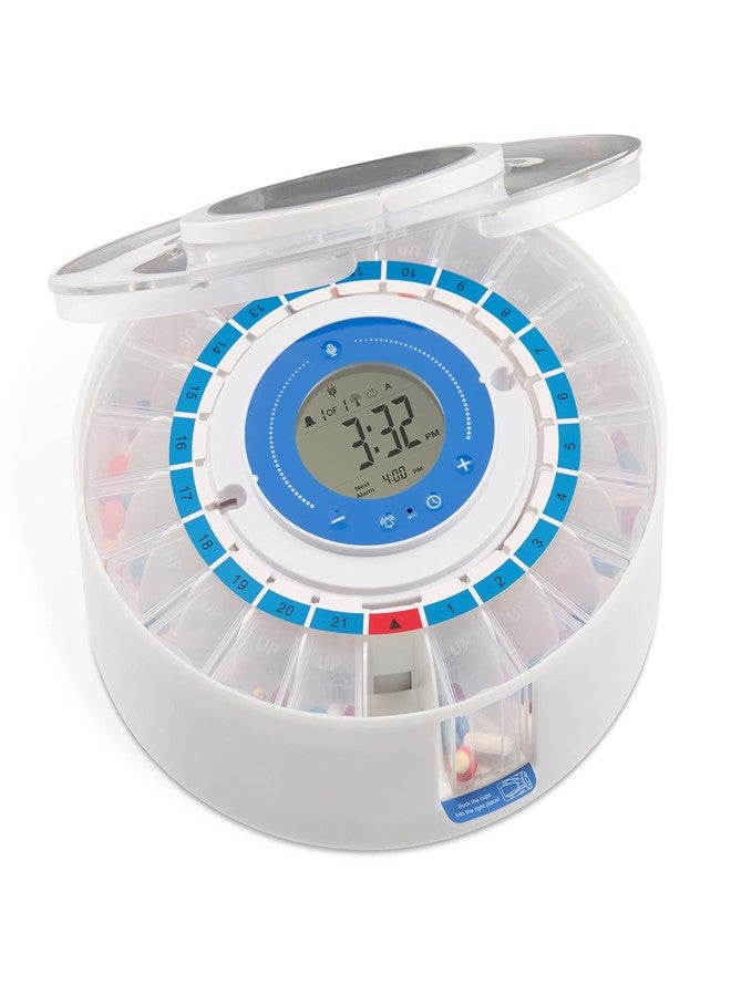 Live Fine LiveFine Smart Pill Dispenser with WiFi & App, Removable Cups, 21 Compartments, 9 Dosage Rings, Alarm Reminder, LCD Display, Sound & Light Alerts for Vitamins, Supplements, Medications & Seniors - Image 1