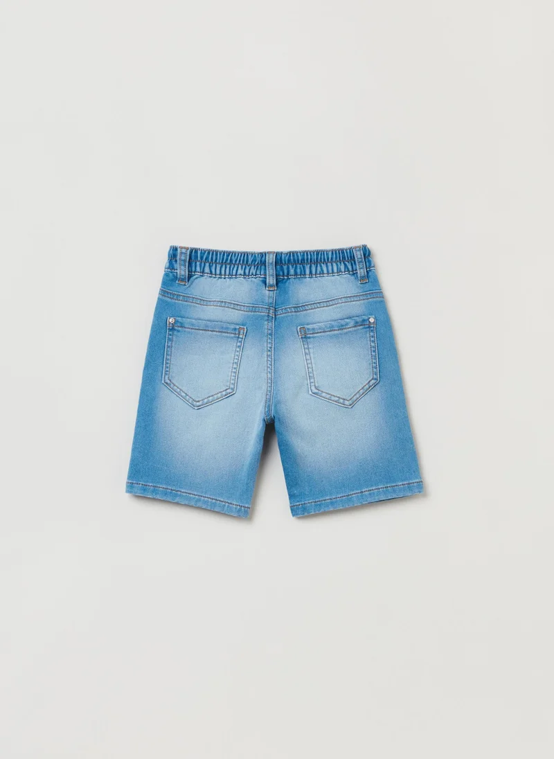 Ovs OVS Boys Elasticated Waist Denim Short