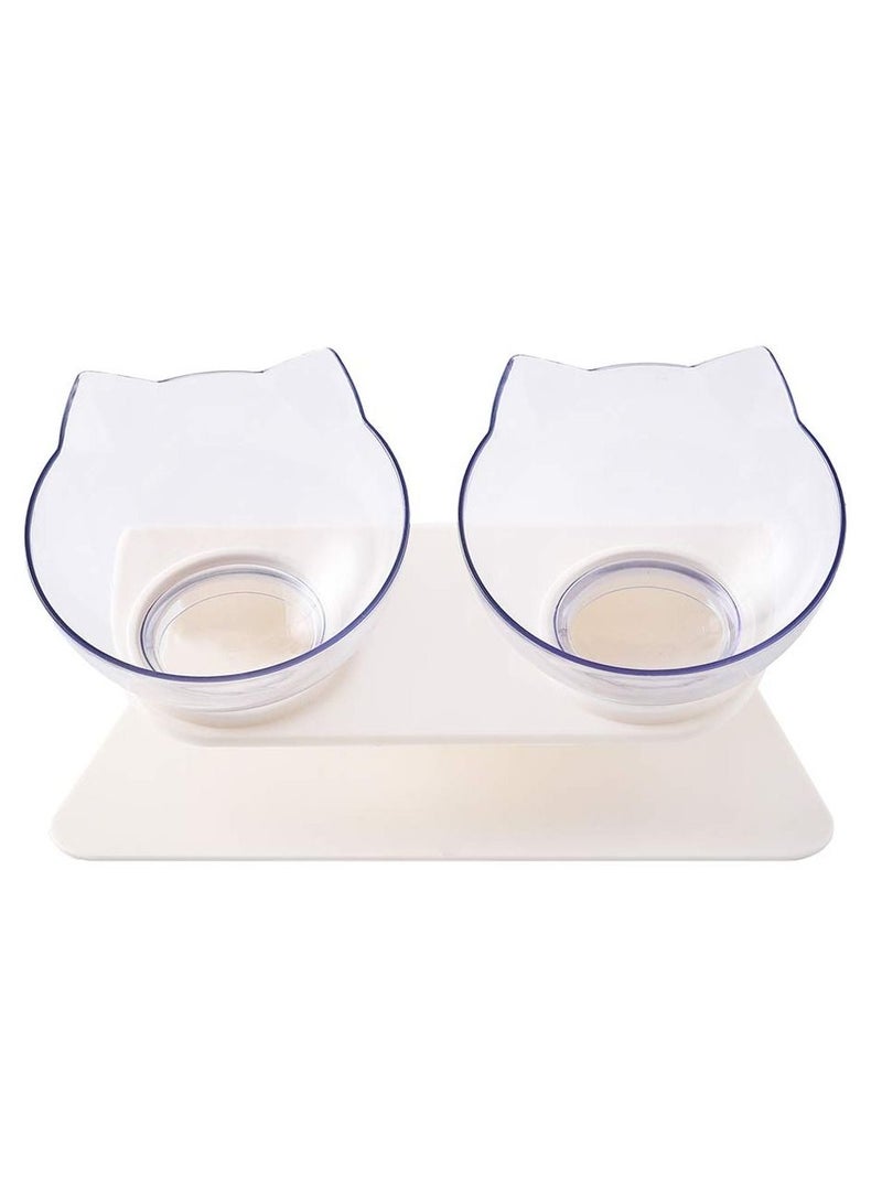 Double Cat Food Bowl - Image 1