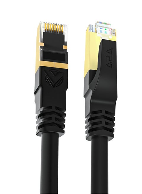 High Speed CAT8 Ethernet Cable 100m 40Gbps, 2000Mhz, SFTP with Gold Plated RJ45 Connector