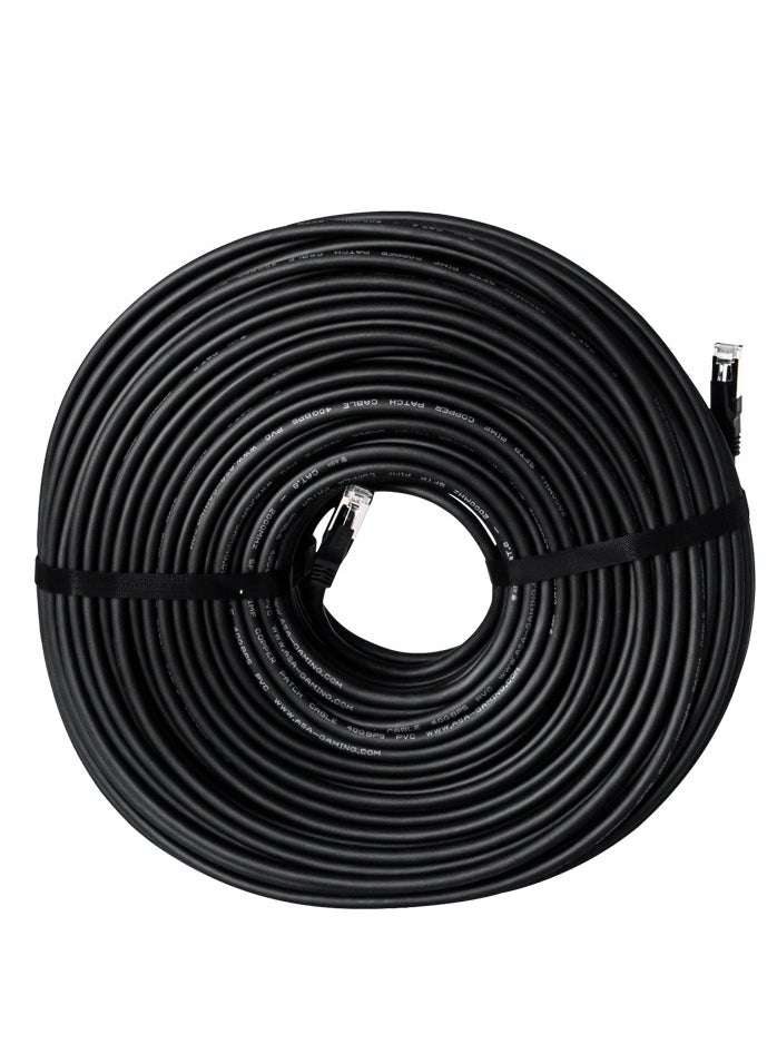 High Speed CAT8 Ethernet Cable 100m 40Gbps, 2000Mhz, SFTP with Gold Plated RJ45 Connector