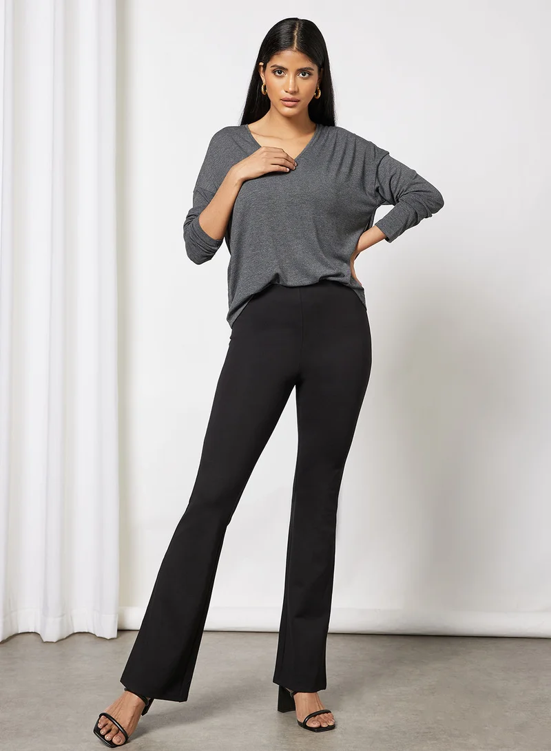 MANGO V-Neck Relaxed Fit T-Shirt