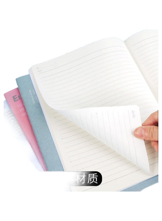 Lps Notebook, Thick B5 High-Quality Stitched Notebook, Soft Cover, For Students, Middle School, High School, College, Postgraduate Exam, Writing And Calligraphy, B5 Size, 4-Pack - Image 3