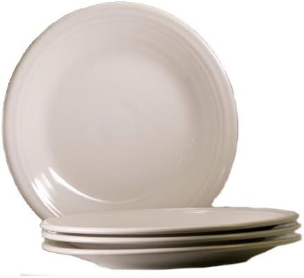 Homer Laughlin Fiesta 1012Inch Dinner Plate White Set of 4