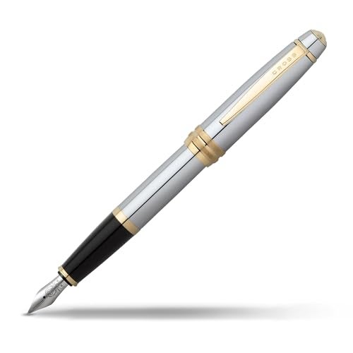 Cross Bailey Refillable Fountain Presented in a Premium Gift Box - Medium Point, Black Ink, Medalist - Image 1