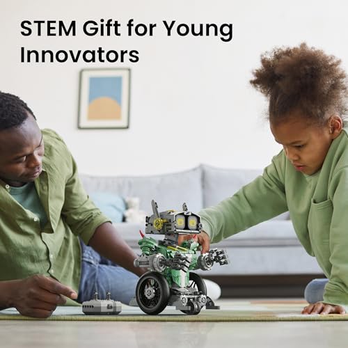 Sillbird Robot Car Building Kit with Remote Control for Boys Ages 814 STEM Coding Robotics Technic Toy Birthday Gifts for Kids Buildable 5in1 Models with 727 Pieces - Image 5