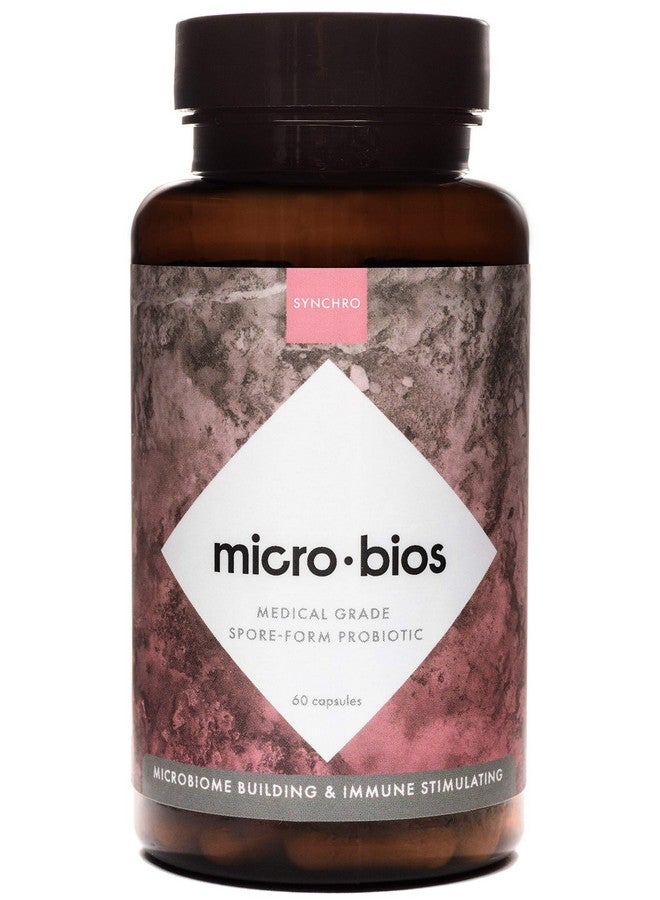 Synchro Micro•Bios Medicalgrade Sporeform Probiotic Bacillus Subtilus (Hu58) Coagulans And Clausii Powerful Immune Health + Gi Support 60 Capsules - Image 1