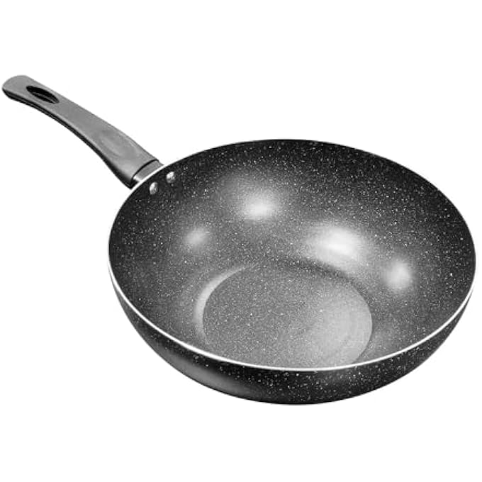 Kitchen master Non Stick Induction Wok 26 Cm Grey Kmw001Grey Cooking Wok Wok Pan StirFry Pan - Image 2