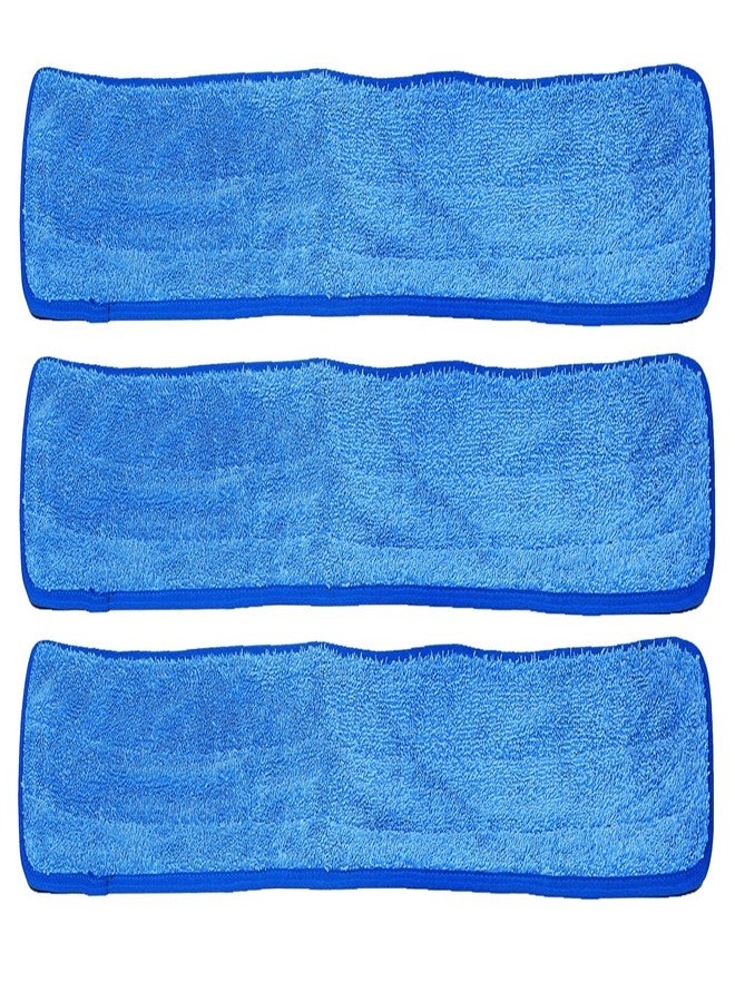 Real Clean 48 inch Microfiber Wet Mop Refill Pads for Flat Microfiber Mop Frames (Pack of 3) - Image 1