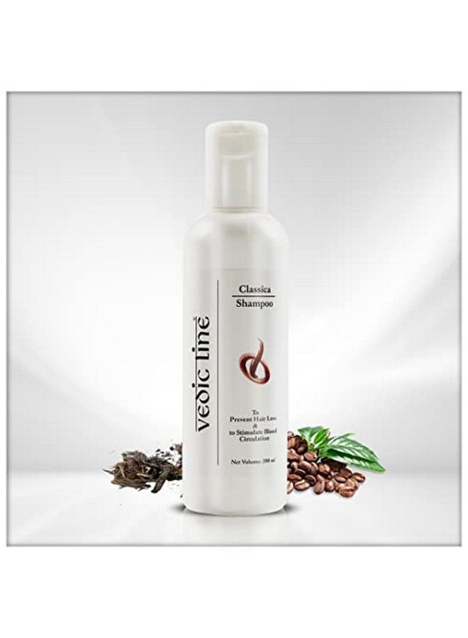 Vedicline شامبو كلاسيكا لتقليل تساقط الشعر وتحفيز الدورة الدموية مع زيت بذور القهوة العربية ومستخلص جاتامانسي لتقوية بصيلات الشعر 200 مل - Image 1