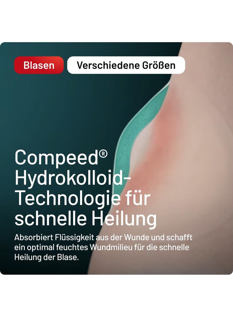Compeed Hydrocolloid Bubble Plasters Mix Pack, 6 Count with 3 Sizes for Heel, Forefoot & Toe - Image 3