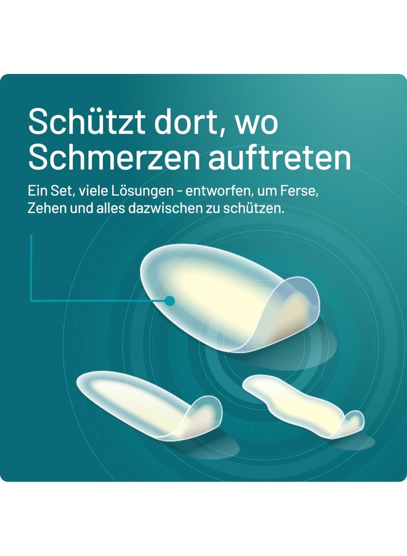 Compeed Hydrocolloid Bubble Plasters Mix Pack, 6 Count with 3 Sizes for Heel, Forefoot & Toe - Image 2