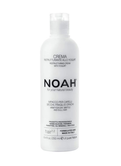 Noah Noah  22 Restructuring Cream with Yogurt  Wrap for Dry Brittle and Dull Hair  845 floz  250 ml For Your Natural Beauty Yogurt 