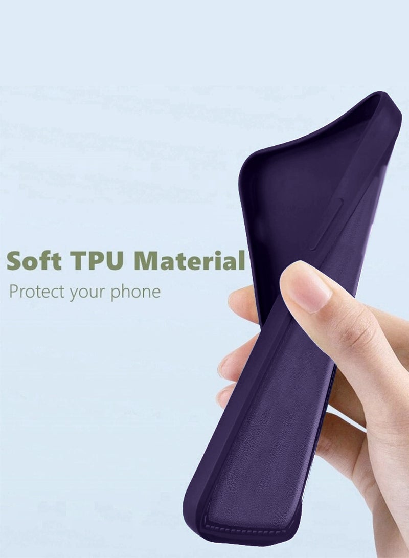 Wtech Apple iPhone Air 5G 2025 Soft Liquid Silicone Case Cover (MCRPSN) - Eggplant Purple - Image 5
