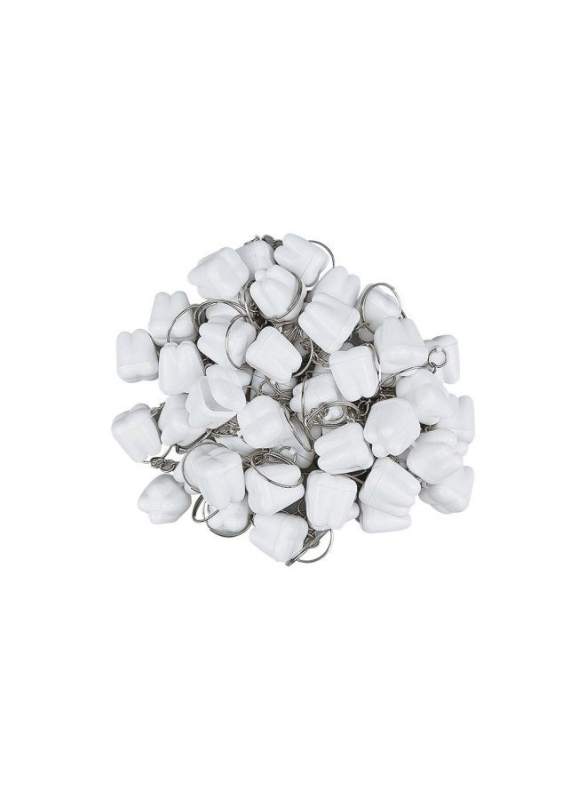Teeth Deciduous Teeth Box Keychain Commemorative Box For Boys And Girls Teeth Replacement Small Box Children's Collection Storage Box-Color:Mix Color  - Image 5