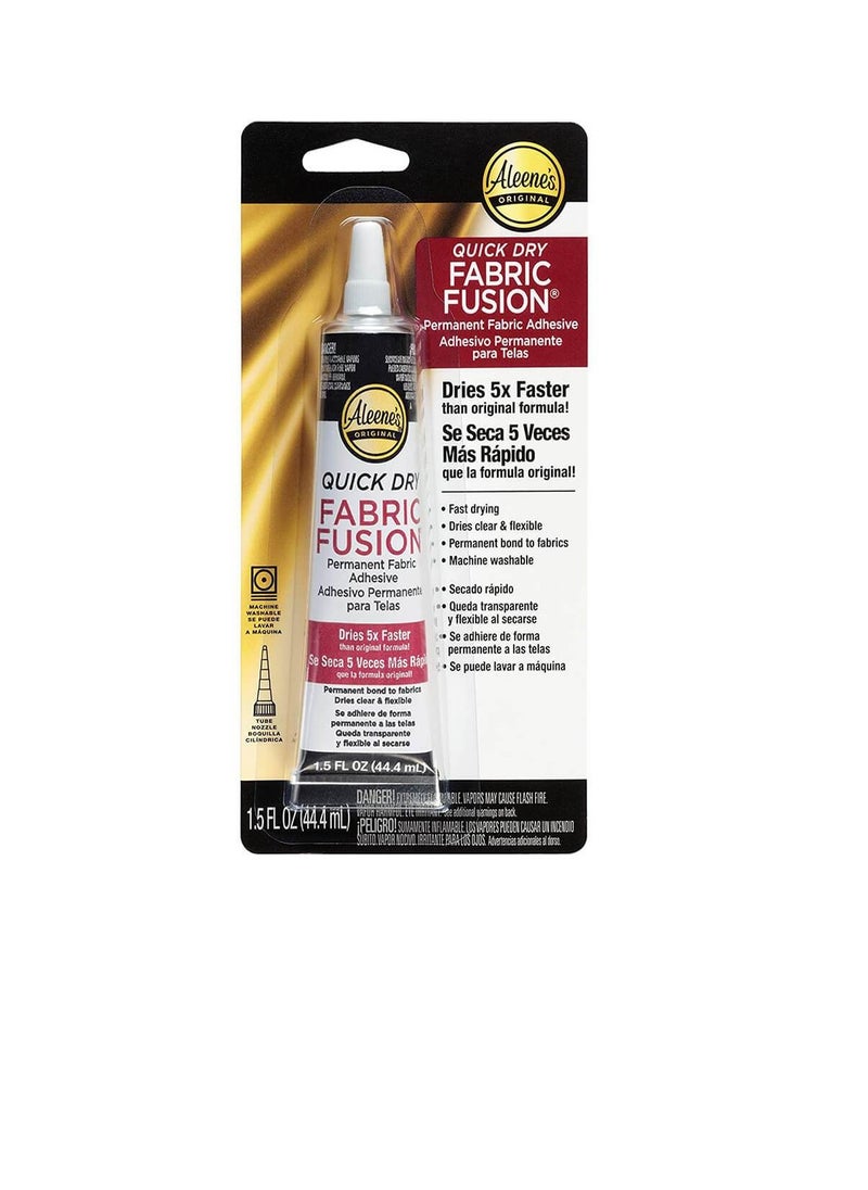 Aleene's - Quick Dry Fusion Fabric Adhesive 1.5oz - Image 1