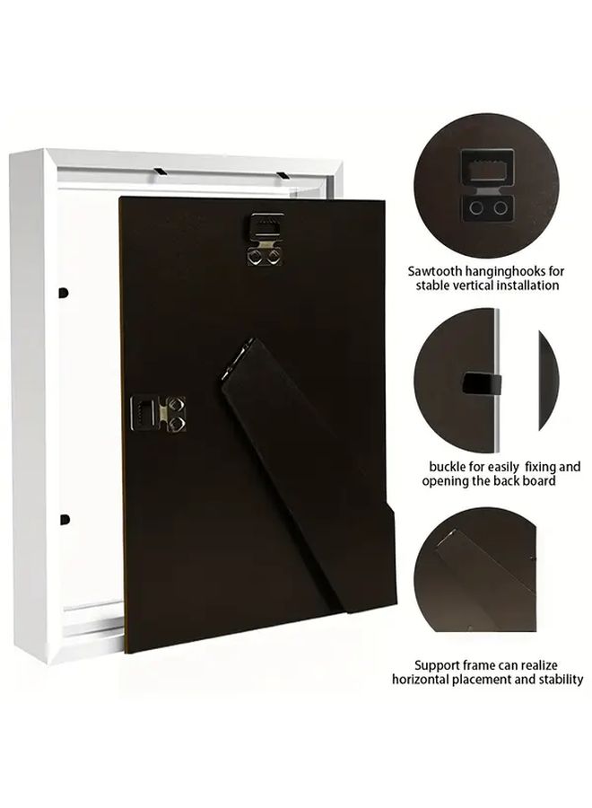 صندوق عرض أبيض لإحياء الذكريات وحفظ تذكارات الزفاف 10×10 - Image 2