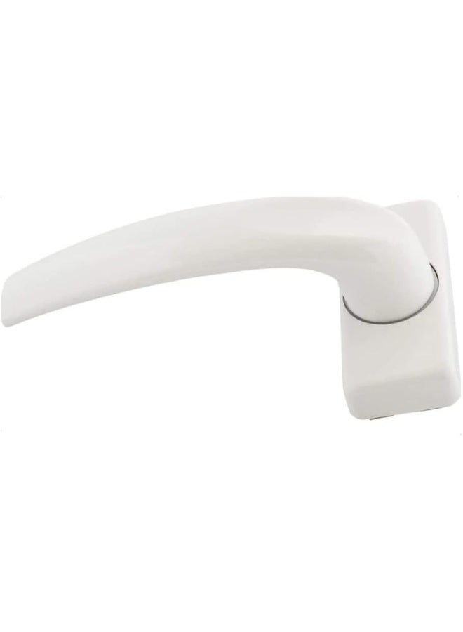 NJM Aluminium Door Handle White with 20MM Lockbody, Heavy Duty Door Handle Set. (White) - Image 4