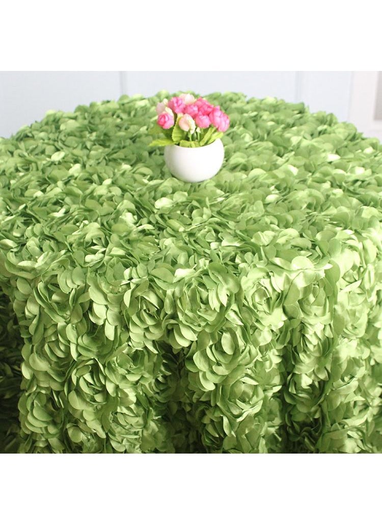 Generic - 3D Rose Table Cloth Hotel Petal Wedding Cake Table Sign-in Table Layout Table Cloth 1.2 * 1.8m - Image 1