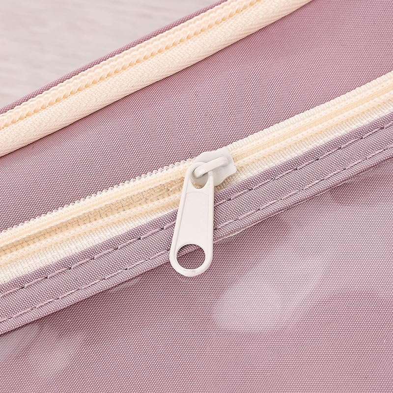 MsAnya Pencil Case Pen Bag, Muti-Layers Big Capacity Pencil Pouch Pen Organizer Durable Stationery Holder for Marker Organization School Supplies Office Storage Desk Organizing (pink) - Image 5