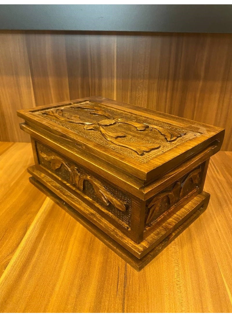 MYK Hediye ve Sanat Atölyesi MYK Gift and Art Workshop Walnut Chest  - Image 5