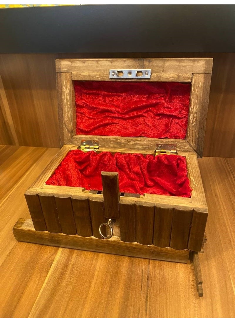 MYK Hediye ve Sanat Atölyesi MYK Gift and Art Workshop Walnut Chest  - Image 2