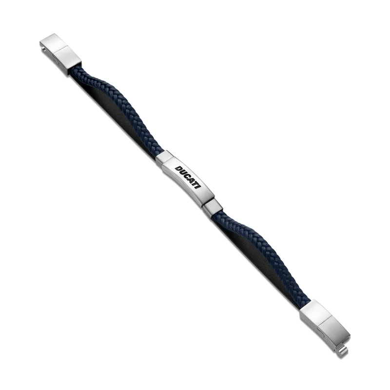 Ducati  Voyage Blue Leather Bracelet for Men for Men | Best Price UAE