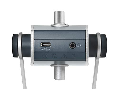 AKG Pro Audio Lyra Ultra-HD USB C Microphone for Recording, Streaming, Gaming, Podcasting, ASMR on PC and Mac, Condenser Mic for Laptop or Computer, Adjustable Stand, Plug and Play – Blue and Silver - Image 4