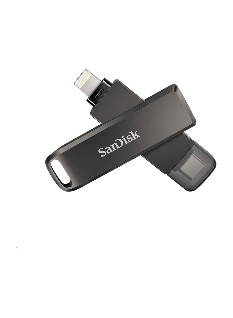 sandisk Ixpand Flash Drive Luxe 256Gb - Usb-C + Lightning - For Iphone, Ipad, Mac, Usb Type-C Devices Including Android - Image 1