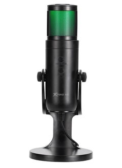 XTRIKE ME XMC-03 USB RGB Gaming Streaming Microphone Live Streaming Desktop Omnidirectional mic - 12 RGB Lighting Modes - 360 Degree rotatable body - Shielded Cable For PC  - Image 2