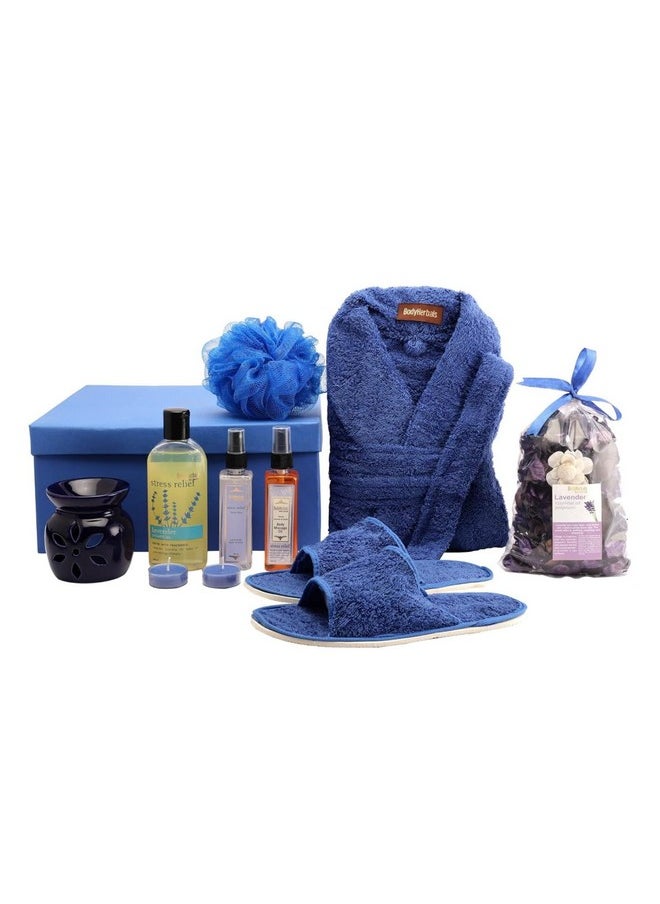 BodyHerbals - De-Stress Lavender Skincare Gift Set For Women And Men| | Gift Box Hamper For Couple| 9 Pcs| Luxury Gift For Birthdays, Anniversaries, Christmas And Special Celebrations| 100 % Vegan - Image 1