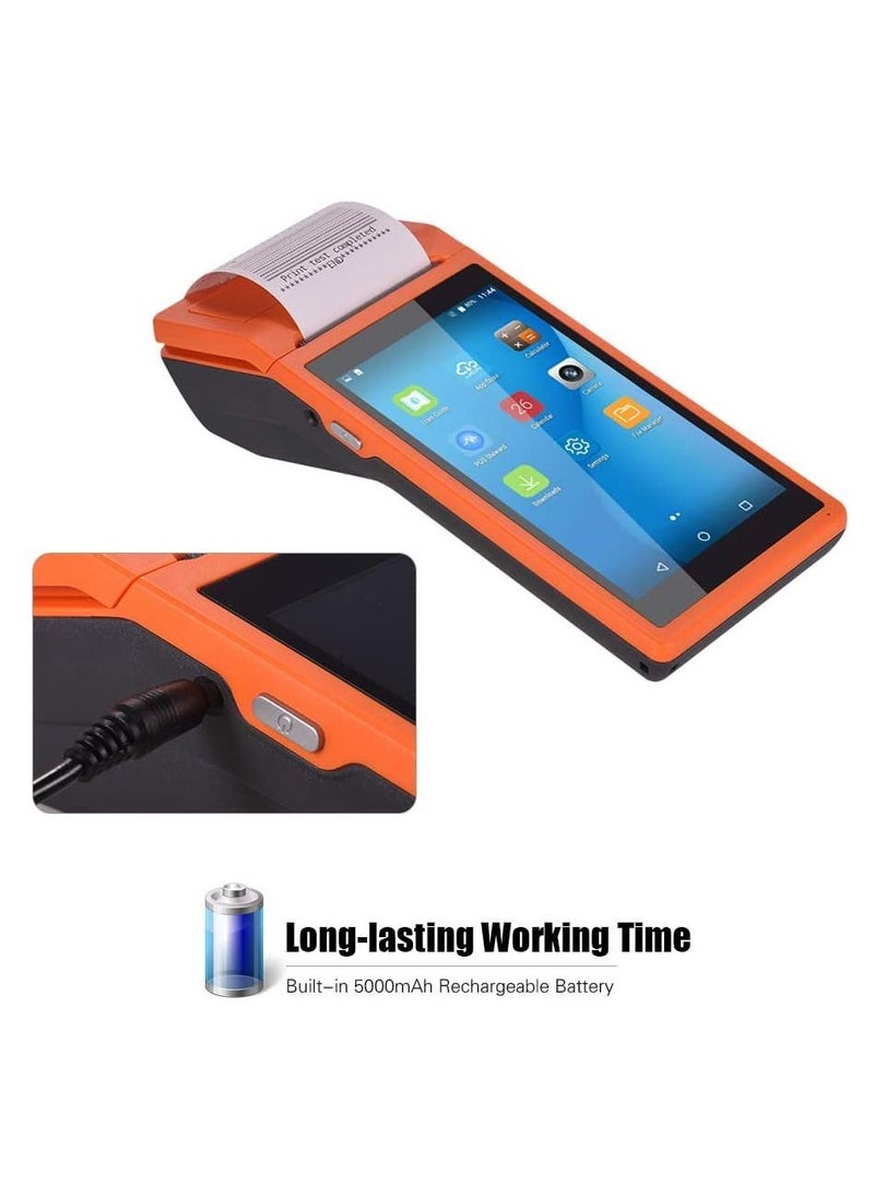 Generic - All in One Handheld PDA Printer Smart POS Terminal Wireless Portable Printers Intelligent Payment Terminal Function BT/WiFi/USB OTG/ 3G Communication - Image 1