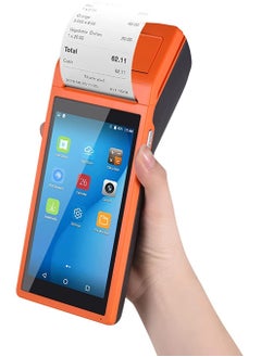 All in One Handheld PDA Printer Smart POS Terminal Wireless Portable Printers Intelligent Payment Terminal Function BT/WiFi/USB OTG/ 3G Communication