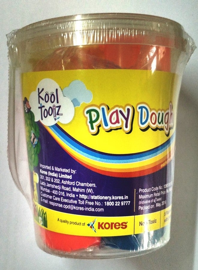 kores kool toolz play dough bucket- Multi color - Image 1