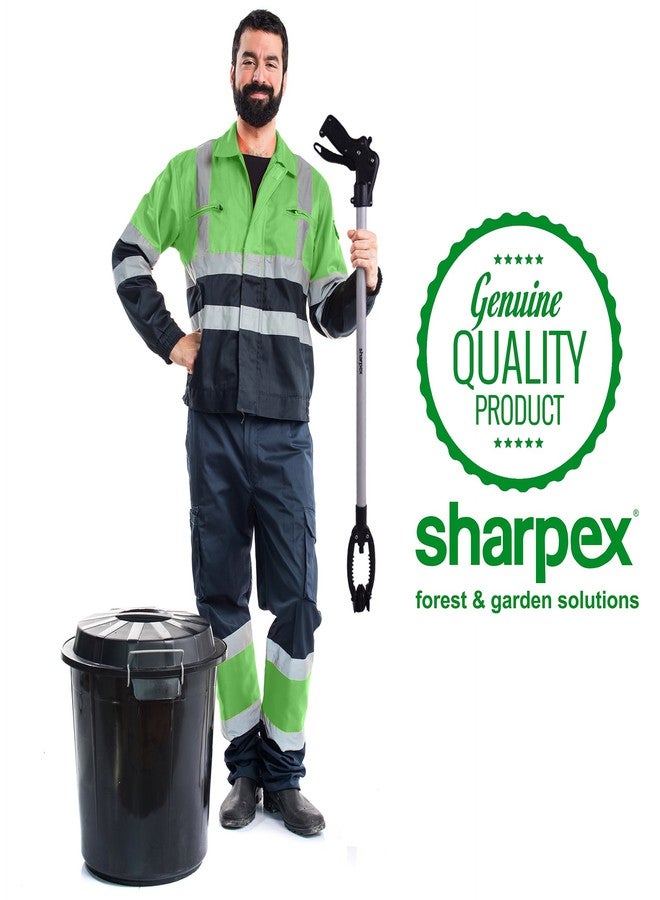 Sharpex 34 Inch Long Range Pickup Tool, Long Handy Arm Assist Tool, Extender Gripper Tool, Flexible Lightweight Mobility Aid Reaching Claw Trash Garbage Picker – Black (Aluminum) - Image 5
