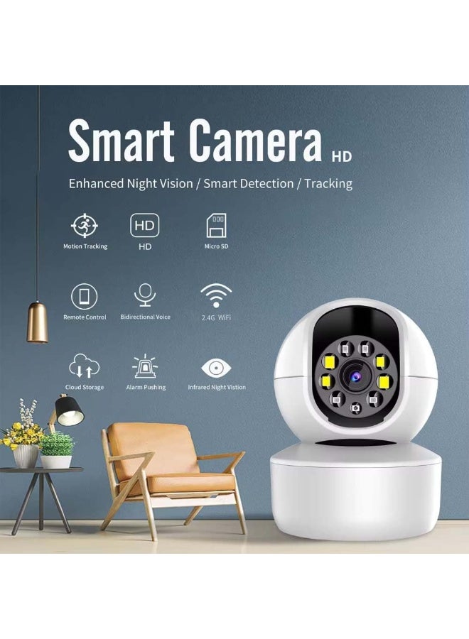 ELTRAZONE 3.0MP Smart Surveillance Camera with 340° Pan View, Color Night Vision, Motion Detection & Two-Way Audio, 128GB Storage Support for Home & Office Security - Image 2