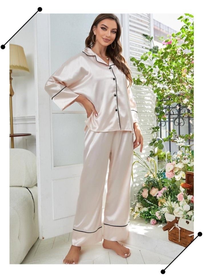 ماركة غير محددة - ملابس النوم الأنثوية في المنزل ترتدي ملابس بيضاء رشيقة، 2 بيضاء - Image 1