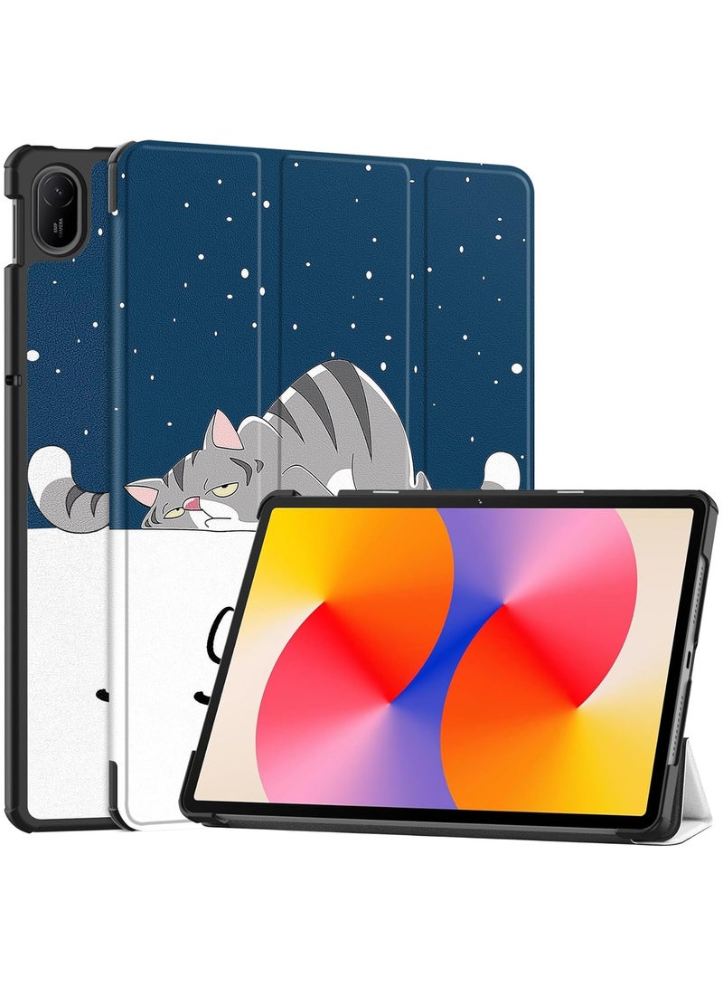 general Case Compatible with Huawei MatePad SE 11 inch 2024 Cute Pattern Hard PC Back Tablet Case With Auto Sleep Wake for MatePad SE 11'' Case - Image 1